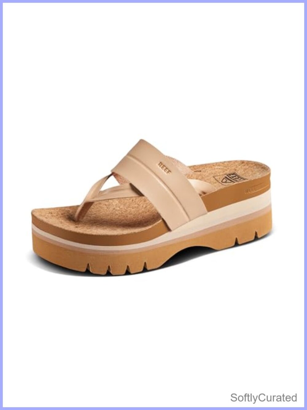 REEF Vista Higher Savanah Platform Sandals Slip On Slingback